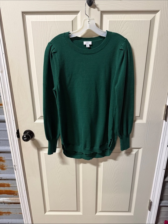 crown & ivy Sweaters - Crown and Ivy Dark Green Scoop Neck Sweater